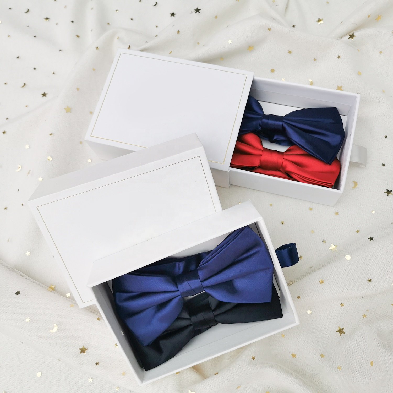 100% silk luxury silk bow tie customised thickness with multi colours