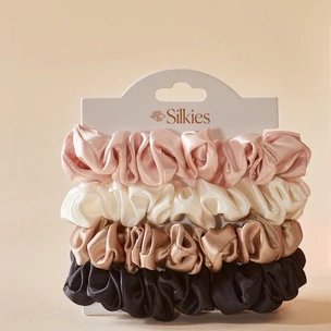 22mm 4cm custom color artificial silk satin women hair scrunchies scrunchy ponytail holder