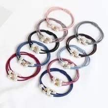 SongMay Pearl Hair tie High Elastic Headrope 3-in-1 Rubber Band elastic hair band hair accessories