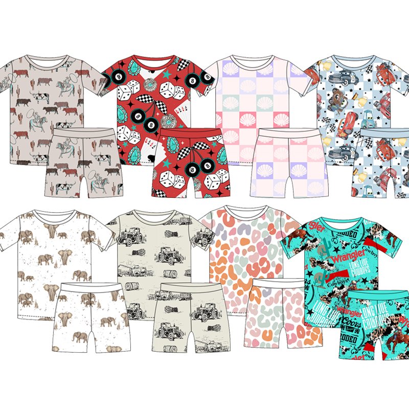Boutique Summer Kids Girls One Piece Jumpsuit Howdy Floral Pattern Milk Silk Sleeveless Tie Shoulder Pocket Coveralls