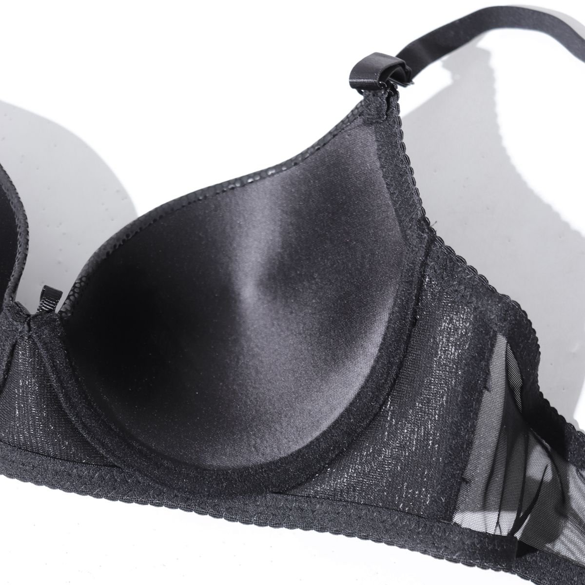 DANXING PU Leather Lingerie Set Underwire Bra and Thong Comfy Push Up Bra Set 34B 36B 38B 40B-170#Set