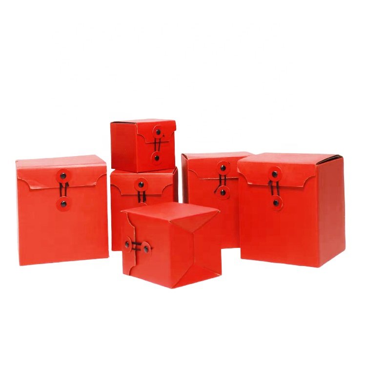 honey packaging box with tie rope jewelry gift paper packaging box small Corrugated paper box