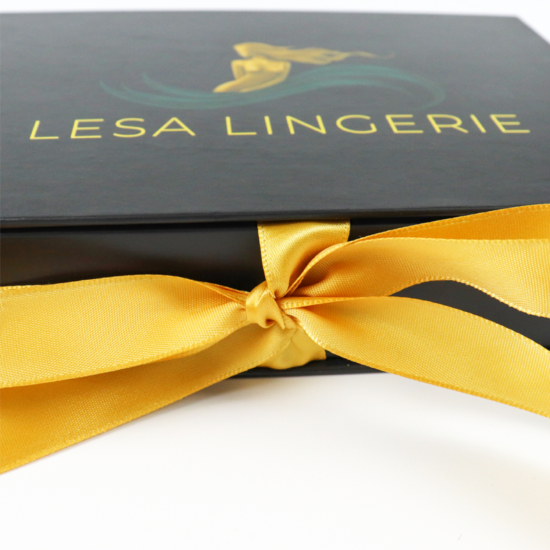 Crown win empire human bundle hair extension packs magnetic foldable bow gift box packaging boxes luxury custom logo paper boxes