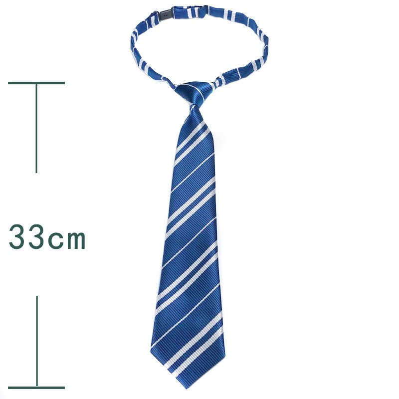 Factory Wholesale School Student Neck Ties Harry Pot Striped Kids Neckties Custom Cute School Polyester Tie For Kids