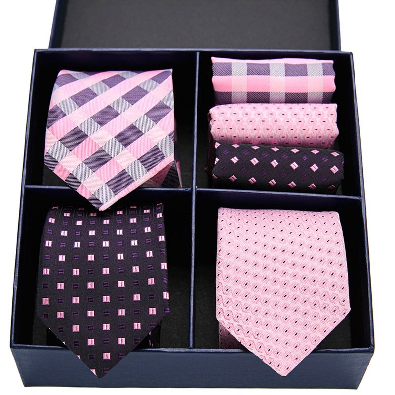 2021 Gift box Mens Tie Silk Paisley Ties For Men Wedding Business Style