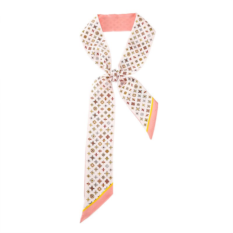100% Mulberry silk Scarf Head Hair Ribbon Handbag Handle wrap Tie Bundle Scarf Neckerchief Scarf for women