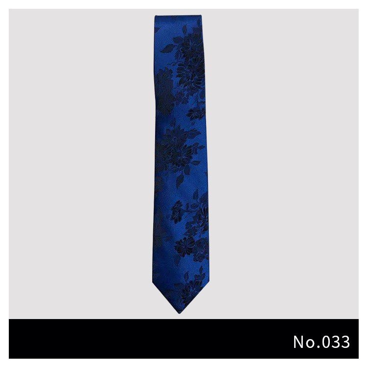 Customized Personalized Polyester Tie with Jacquard Embroidery Silk Printed Casual Tie for Gift