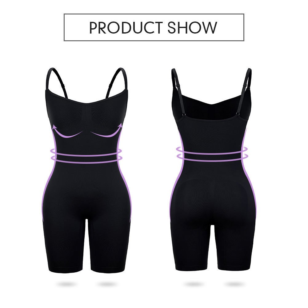 Custom Logo Seamless Women Bodysuit Slimming Waist Trainer Butt Lifter Push Up Corset Slim Shapewear Body Shaper Underwear