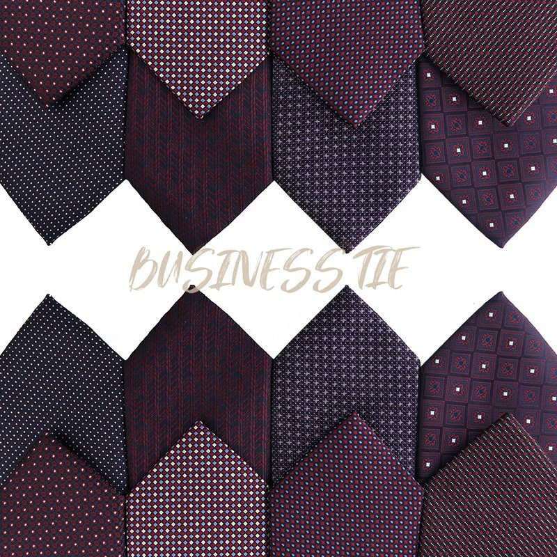 Fuchsia Ties For Men Dot , Red Men's Formal Business Polyester Tie, Men's Stock Wedding Ties & Accessories