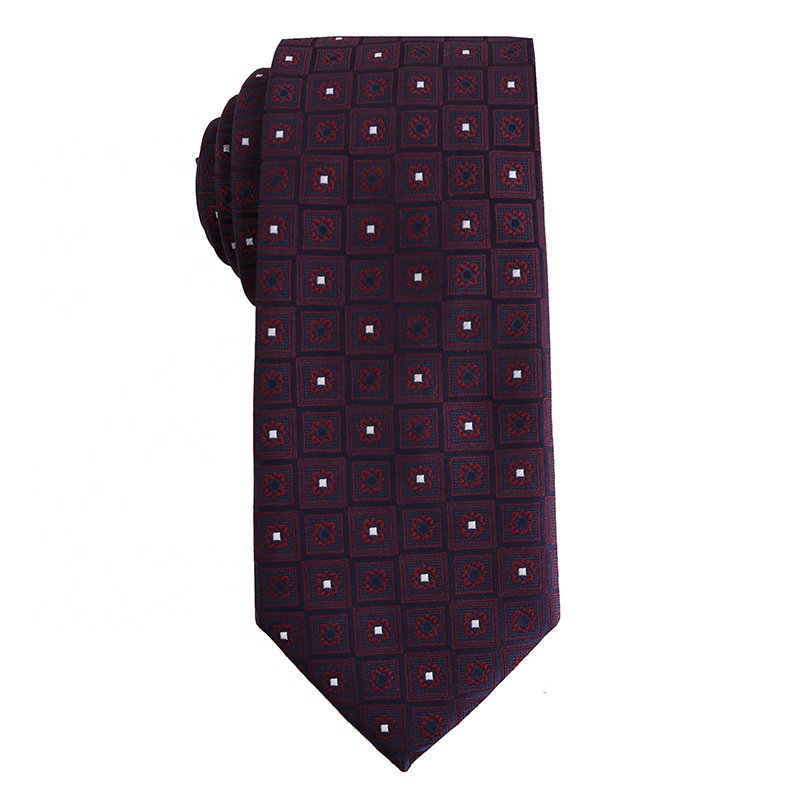 Fuchsia Ties For Men Dot , Red Men's Formal Business Polyester Tie, Men's Stock Wedding Ties & Accessories