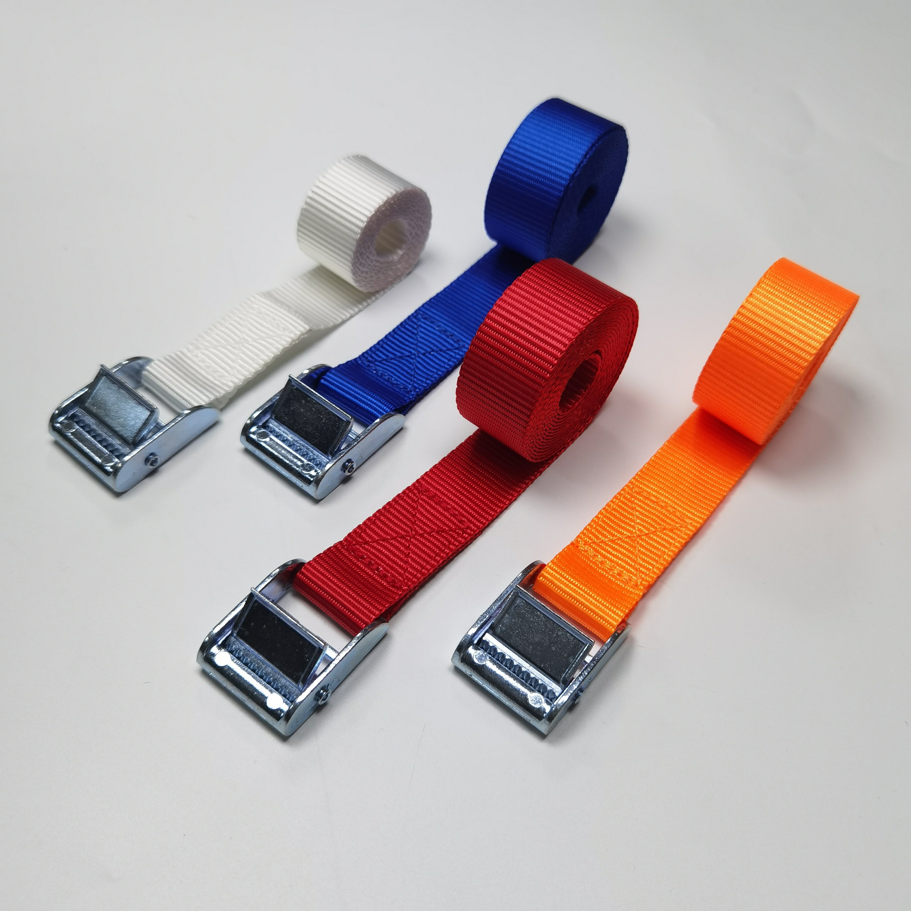 Well-made custom logo cam buckle straps tie down straps Lashing belts Ratchet Tie Down