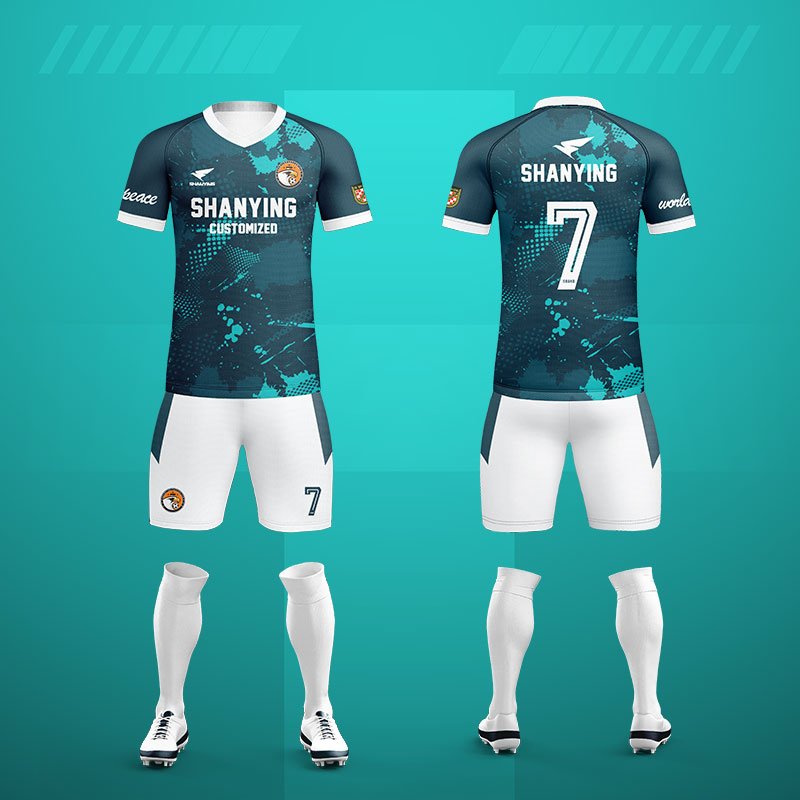 Sublimation Football Kits Custom Football Uniforms Soccer Team Soccer Tracksuit Football Club Soccer Jersey