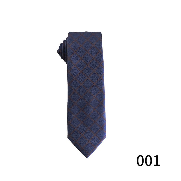 2023 new business tie men's formal dress fashion small flower polyester silk arrow tie