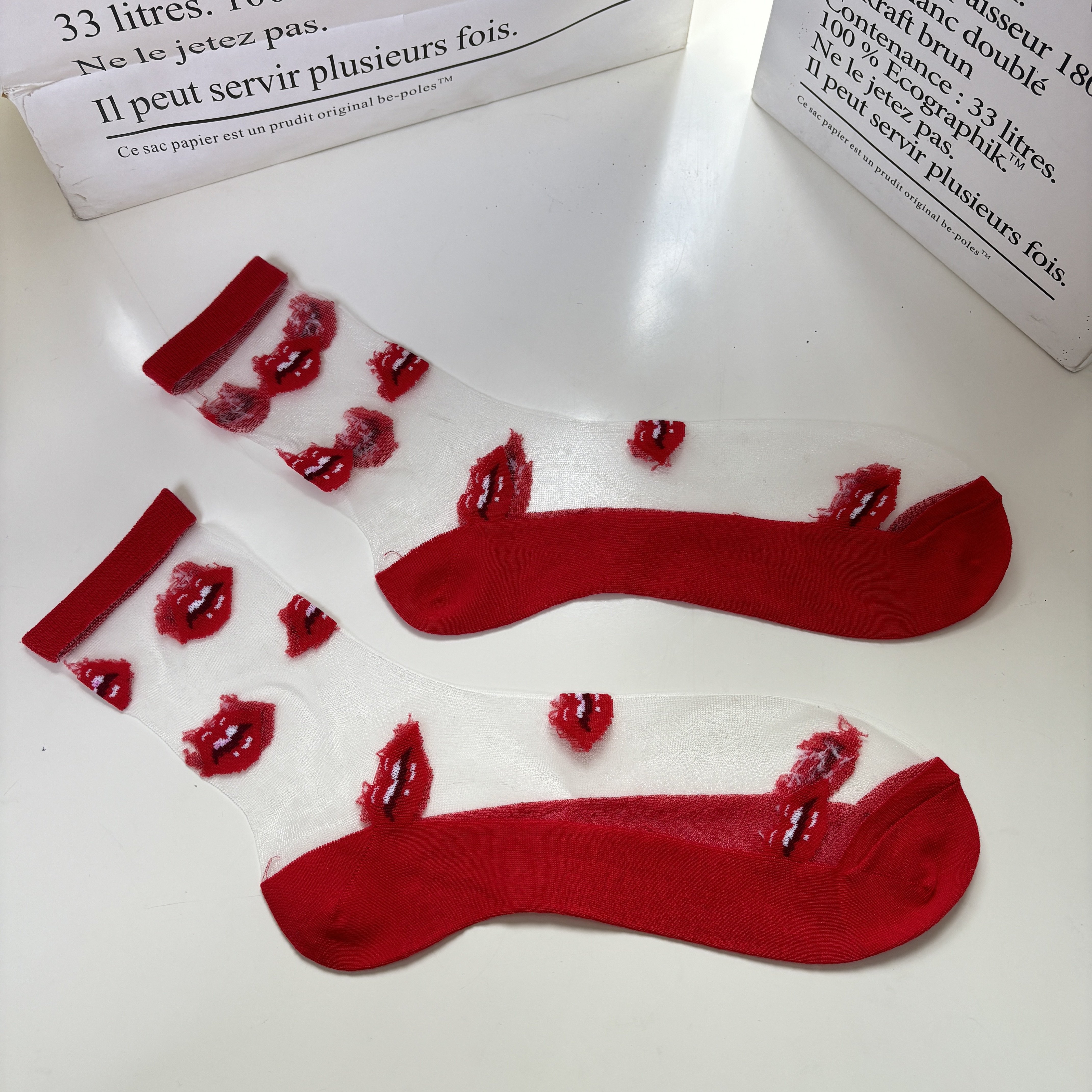 Custom logo Glass Socks Wholesale Fashion Ladies Tie Dye Grip Pilates Socks