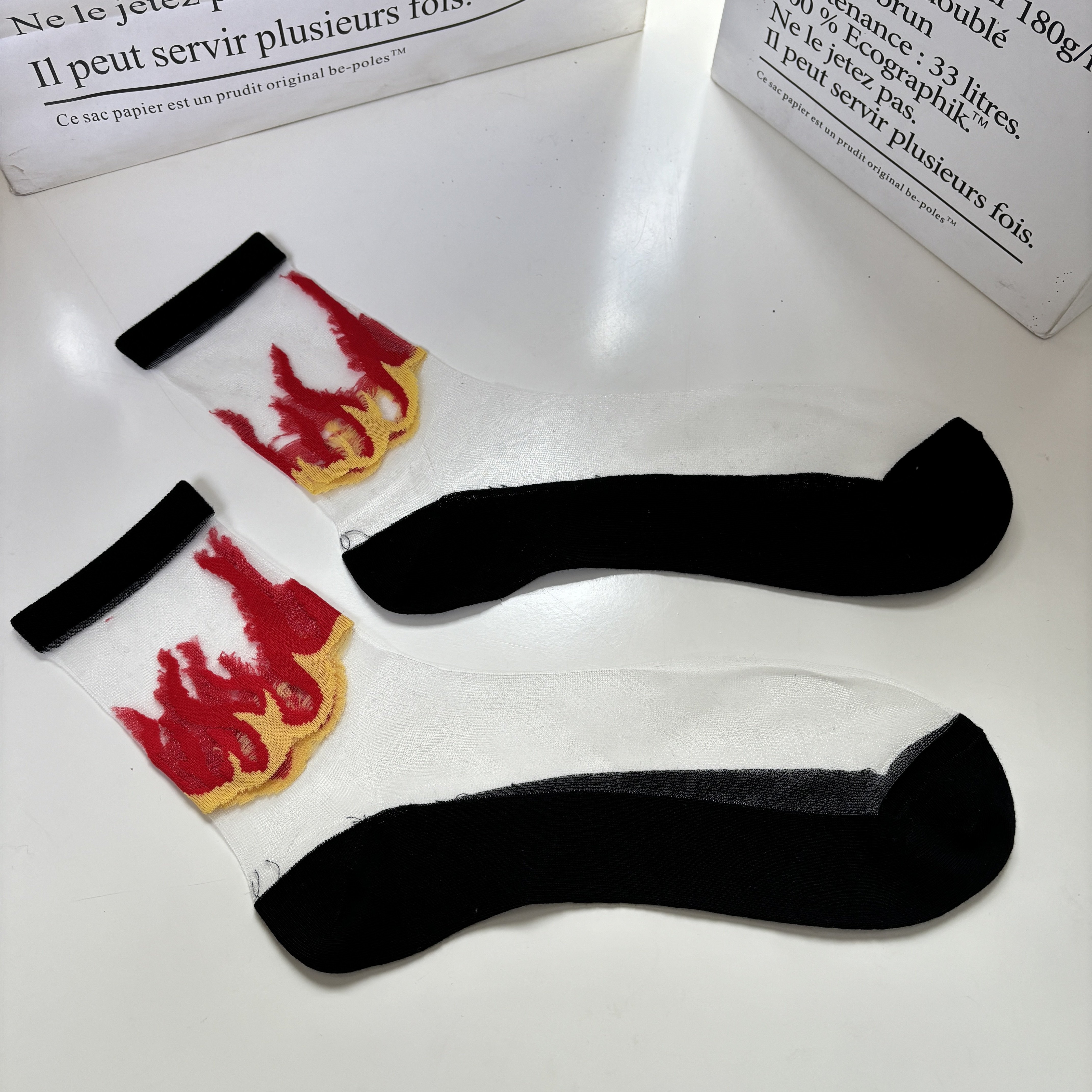Custom logo Glass Socks Wholesale Fashion Ladies Tie Dye Grip Pilates Socks