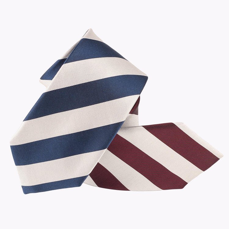 Chinese Tie Manufacturer Fashion men's Handmade Woven Necktie Custom Logo Stripe Pattern Jacquard 100%Silk Ties for Men