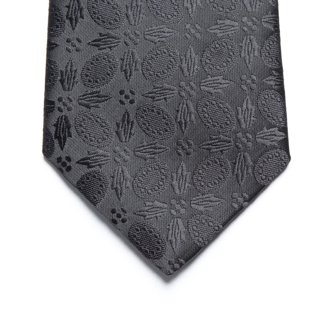 custom logo Men's Classic microfiber purple black paisley floral Tie Woven Jacquard Neck Ties necktie for men