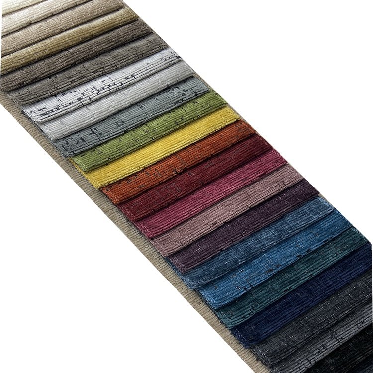 New Arrival 100%Polyester Sofa Upholstery Fabric Multicolor Chenille Sofa Upholstery Fabric Couches and Sofa Cloth