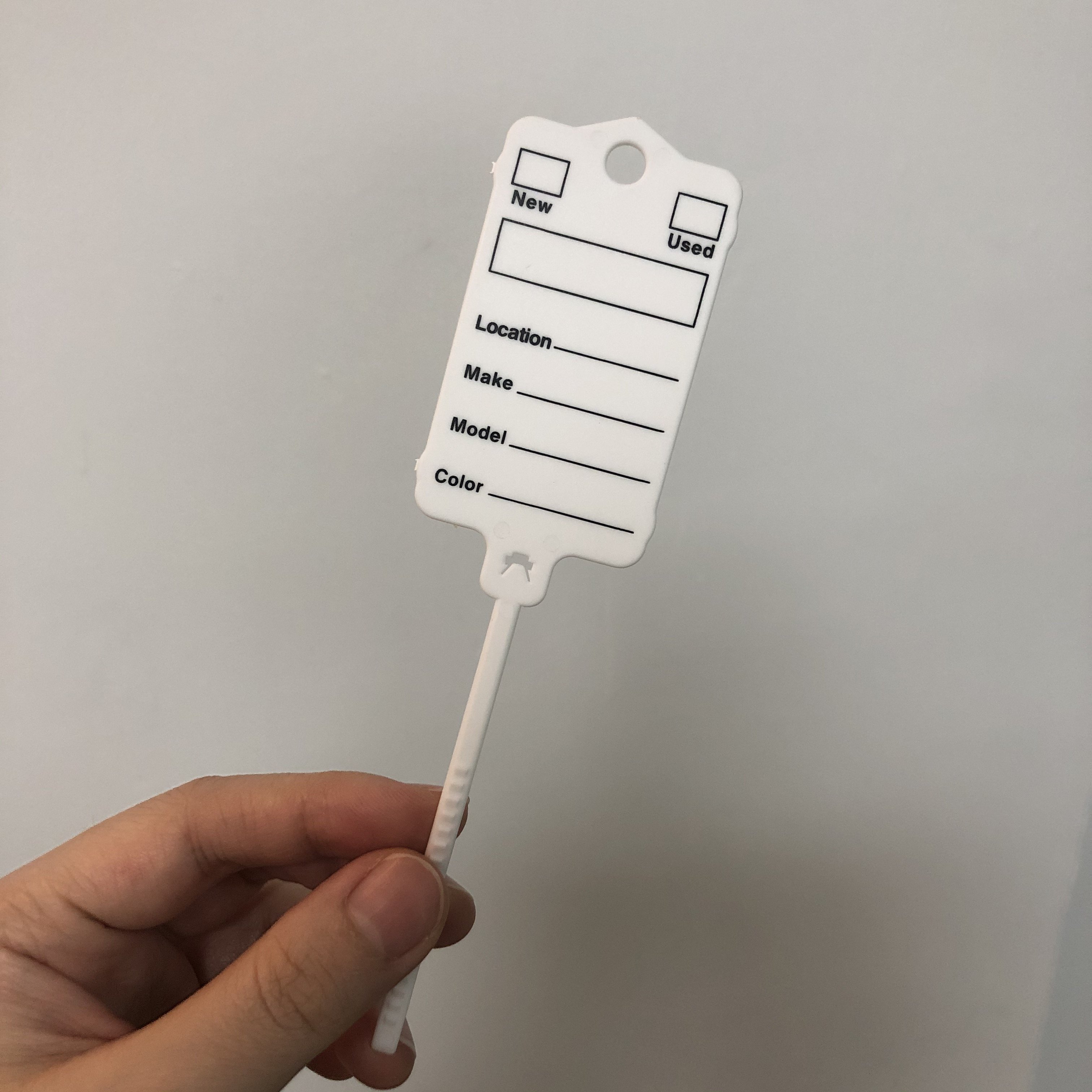 Yellow Numbered Security Zip Ties Plastic Tamper Evident Seal Tags Pull Tite Self-Locking Disposable Safety Locks