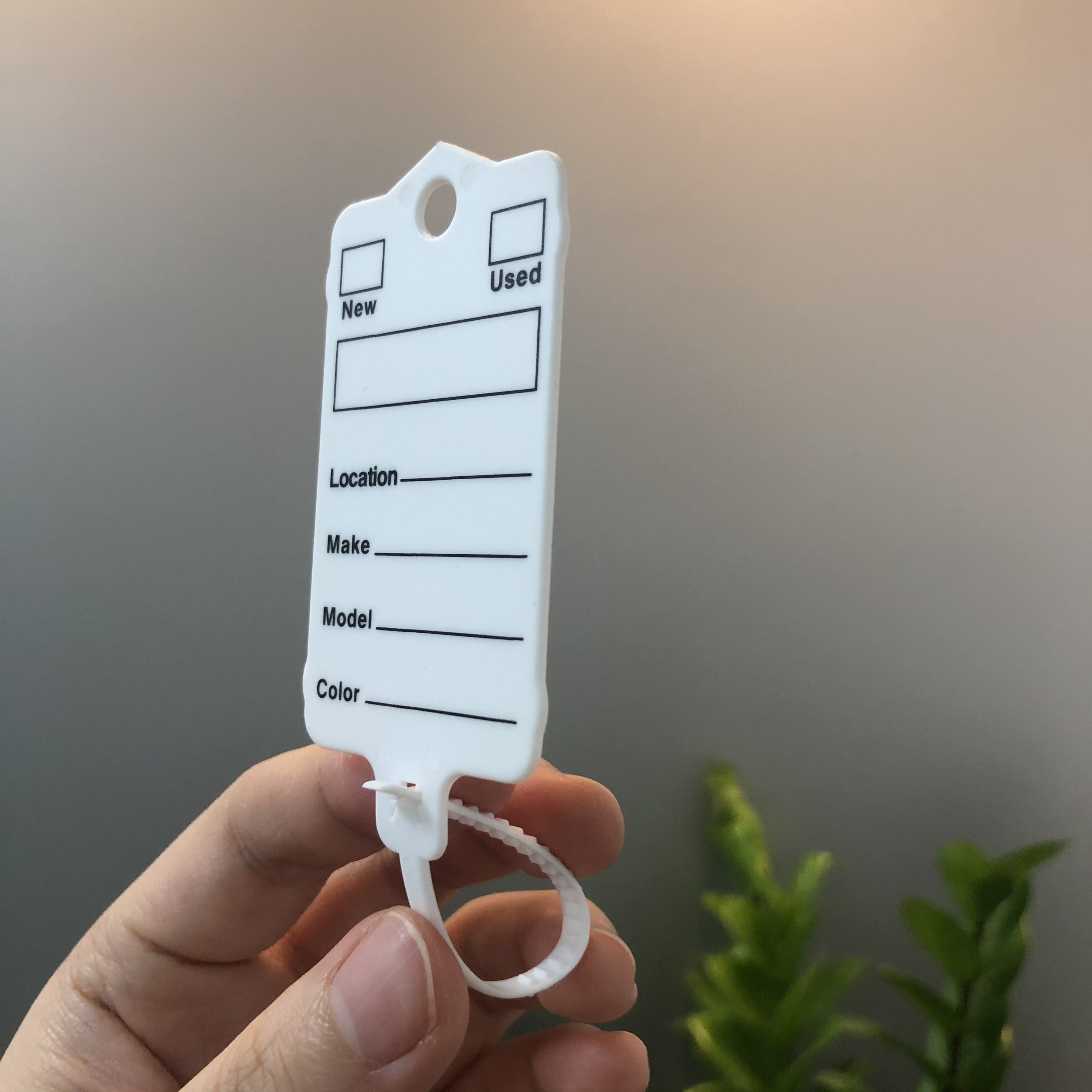 Yellow Numbered Security Zip Ties Plastic Tamper Evident Seal Tags Pull Tite Self-Locking Disposable Safety Locks