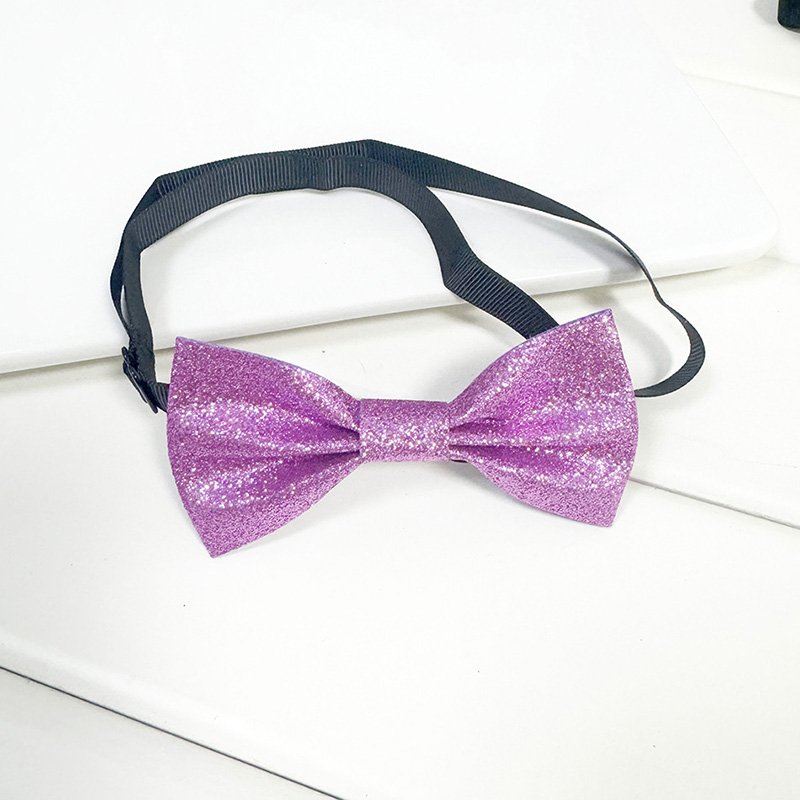 Adjustable Leather Bow Tie for Kids Children's Student Performance Baby Graduation Manufactured Stock for Kids & Children