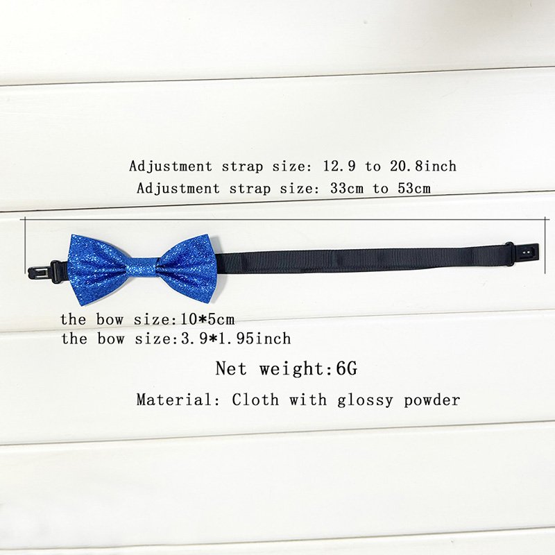 Adjustable Leather Bow Tie for Kids Children's Student Performance Baby Graduation Manufactured Stock for Kids & Children