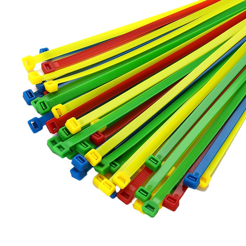 Manufactures in China Self-Locking Black UV Nylon Cable Wrap Ties Assorted Sizes 100Pack 5*200mm 8Inch zip ties