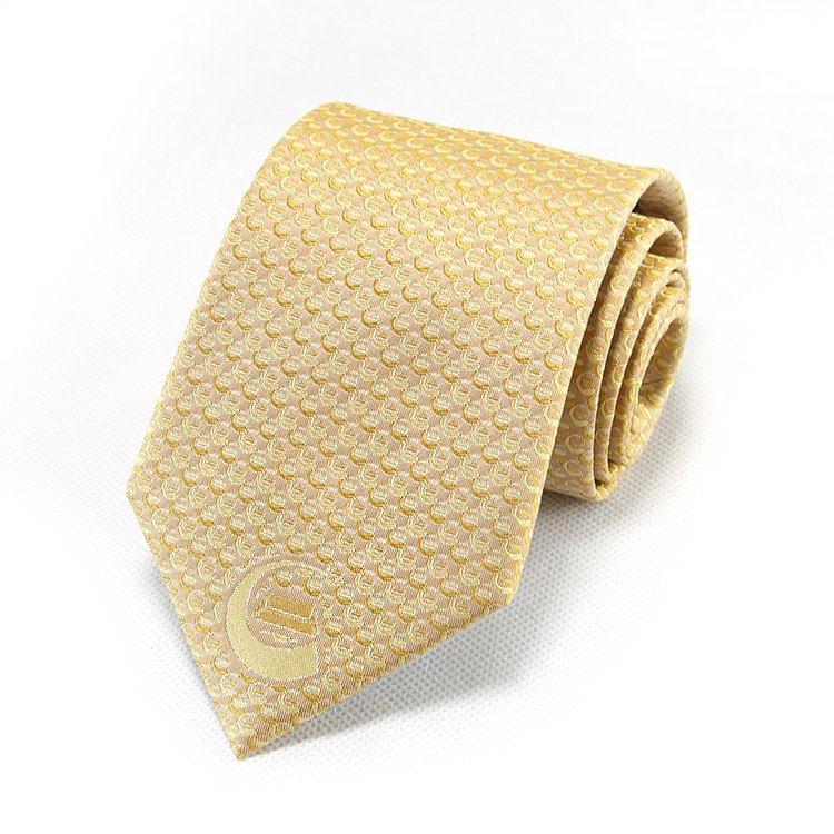 8cm Fashion Neckties Classic Men's Stripe Yellow Navy Blue Wedding Ties Jacquard Woven Silk Men Solid Tie Polka Dots Neck Ties