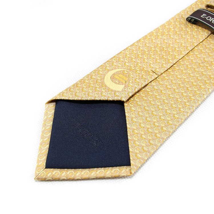 8cm Fashion Neckties Classic Men's Stripe Yellow Navy Blue Wedding Ties Jacquard Woven Silk Men Solid Tie Polka Dots Neck Ties
