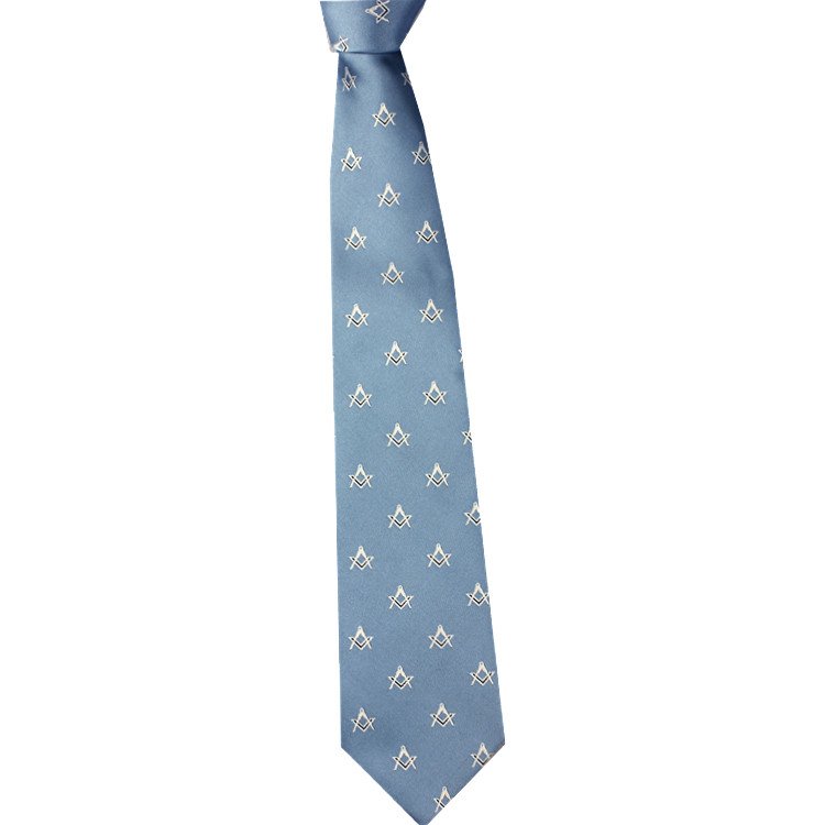 RunLin Factory Wholesale Luxury Handmade Polyester Woven Jacquard Fabric Custom Masonic Tie