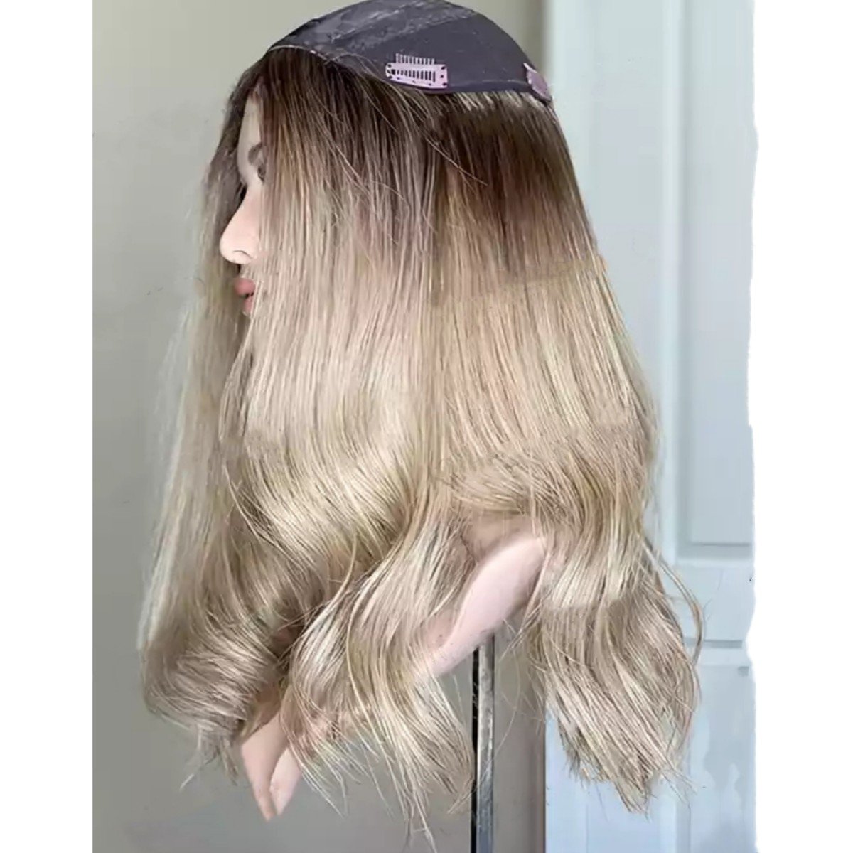 Factory Direct Hair Toupee Wholesale Price 100% Remy Virgin Indian Hand Tied Silk Base Human Hair Topper