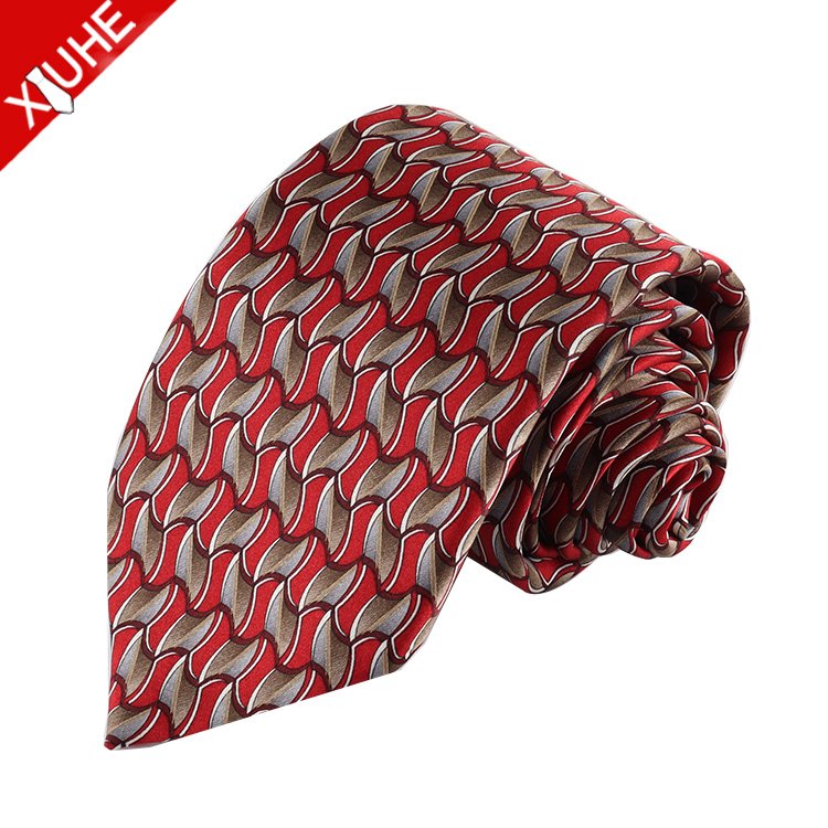 Fashion Italian Style Tie Digital Printed Floral Silk Necktie Luxury Custom 100% Silk Mens Tie