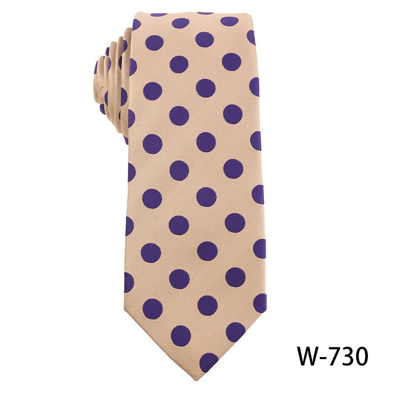 Cheap tie spring summer new brown retro flower business tie men's fashion polyester tie custom wholesale