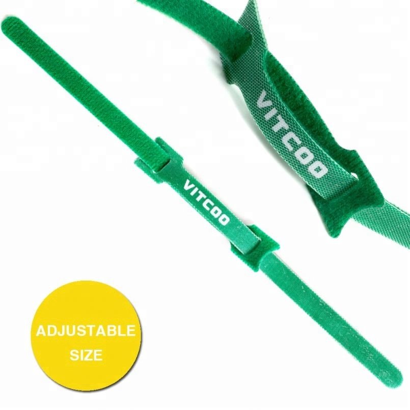 Adjustable Reusable Multi Size Hook N Loop Cable Cord Ties