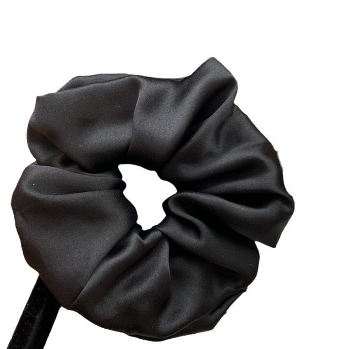 Big Elastic Band Hair Ties Scrunchy Hair Ties Ponytail Holder Silk Hair Scrunchies For Women Girls