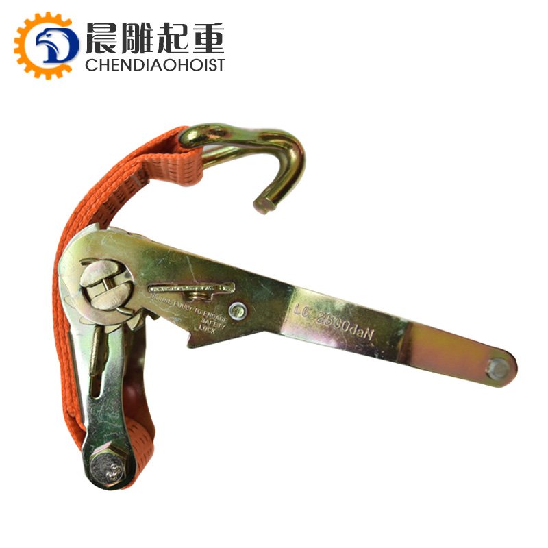 Hot sales ratchet straps 50mm wide cargo lashing