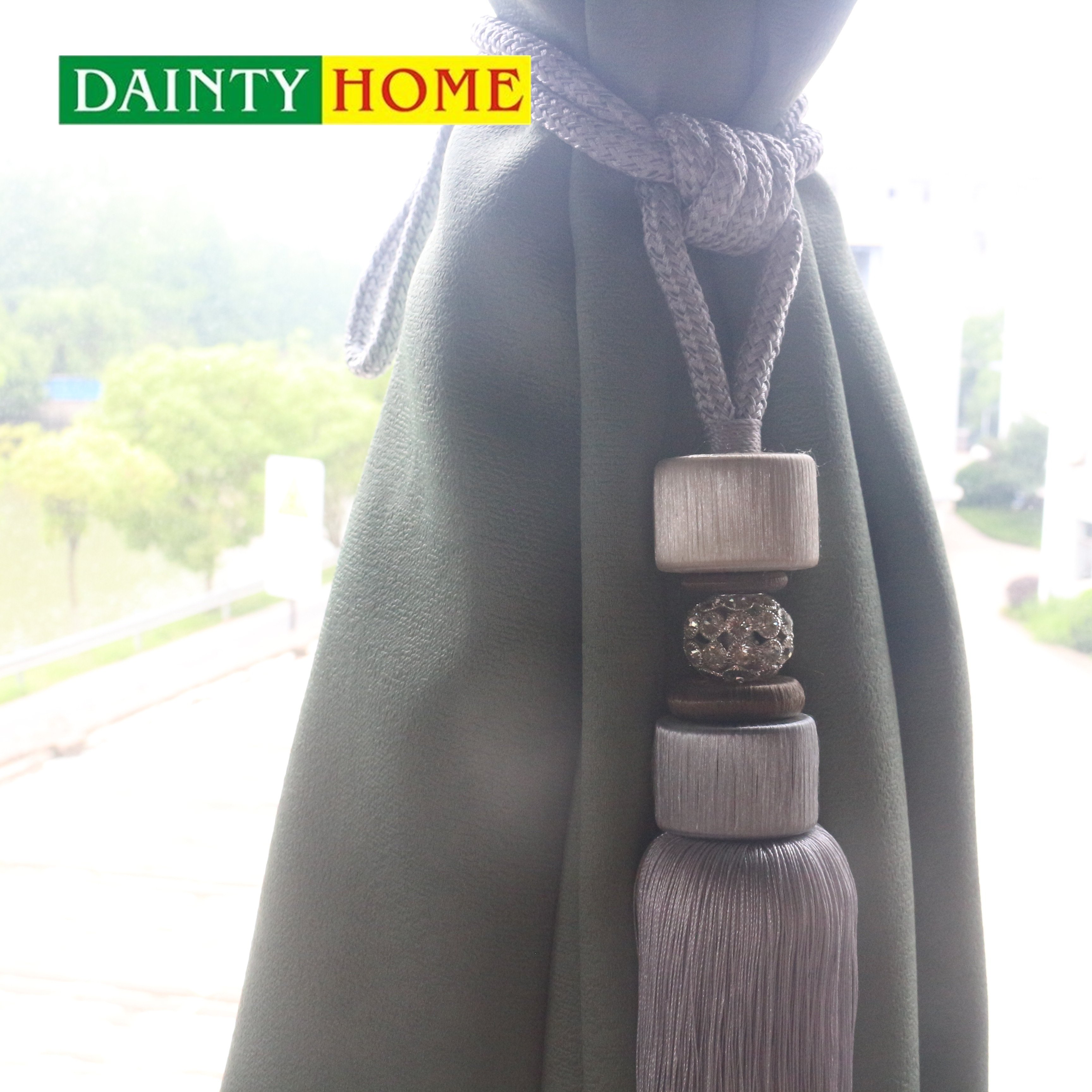 New design home decorative handmade rope window curtain tassel tiebacks for curtains