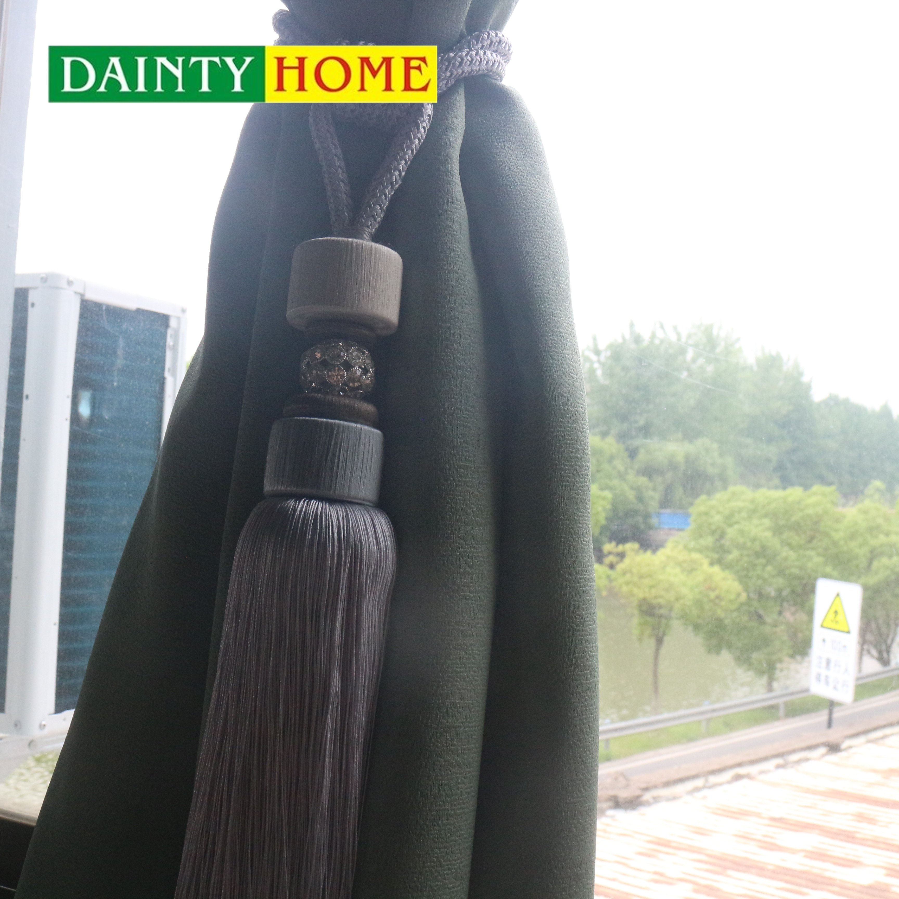 New design home decorative handmade rope window curtain tassel tiebacks for curtains