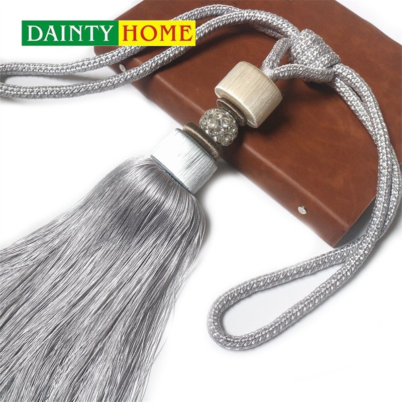 New design home decorative handmade rope window curtain tassel tiebacks for curtains