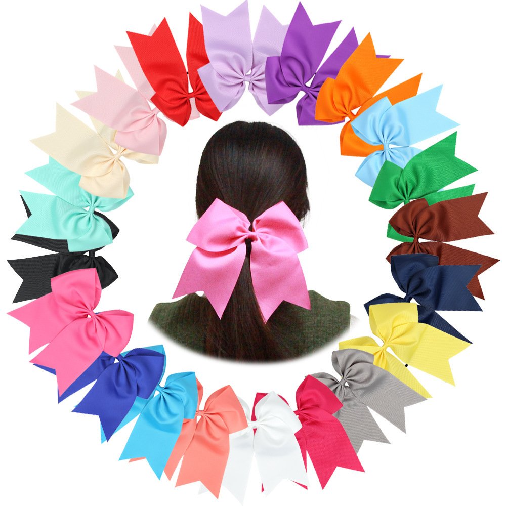 European And American New Children's Hair Accessories Bow Solid Color Comfortable Hair Band