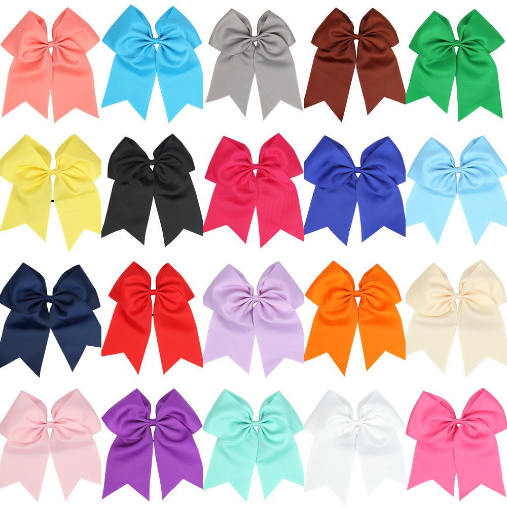 European And American New Children's Hair Accessories Bow Solid Color Comfortable Hair Band
