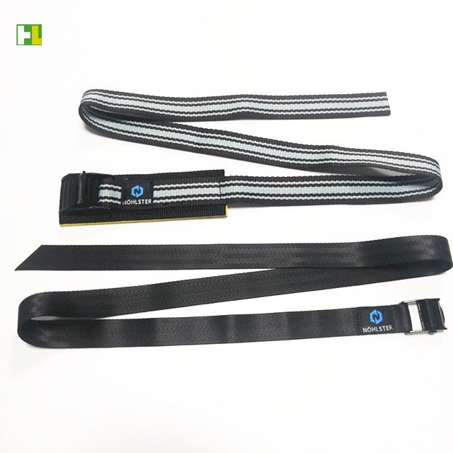 Heavy duty stainless steel cam buckle kayak tie down straps with custom logo label