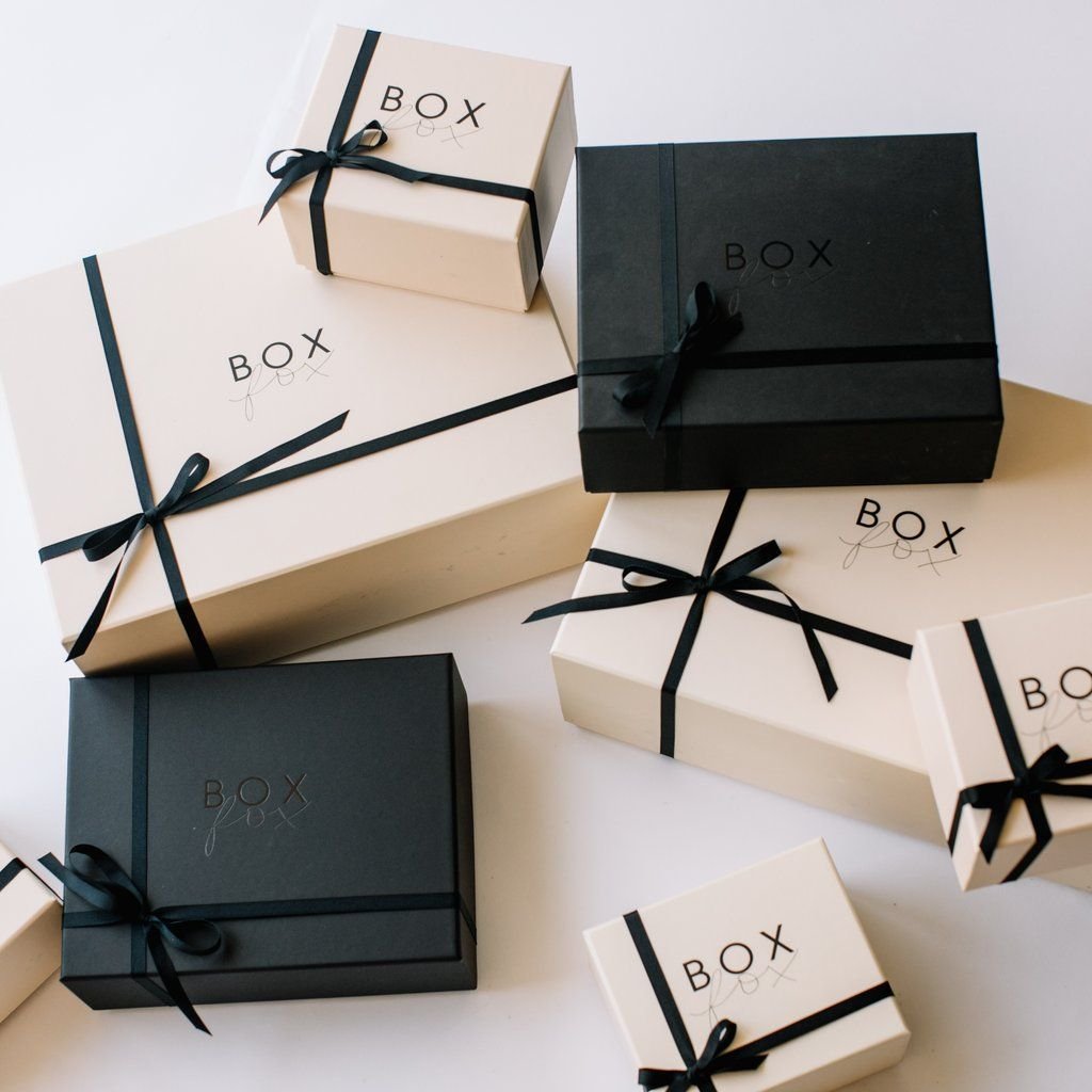 High Quality Small Lid And Base Gift Box Black Packaging Paper Top and Bottom Paperboard Box With Custom Logo