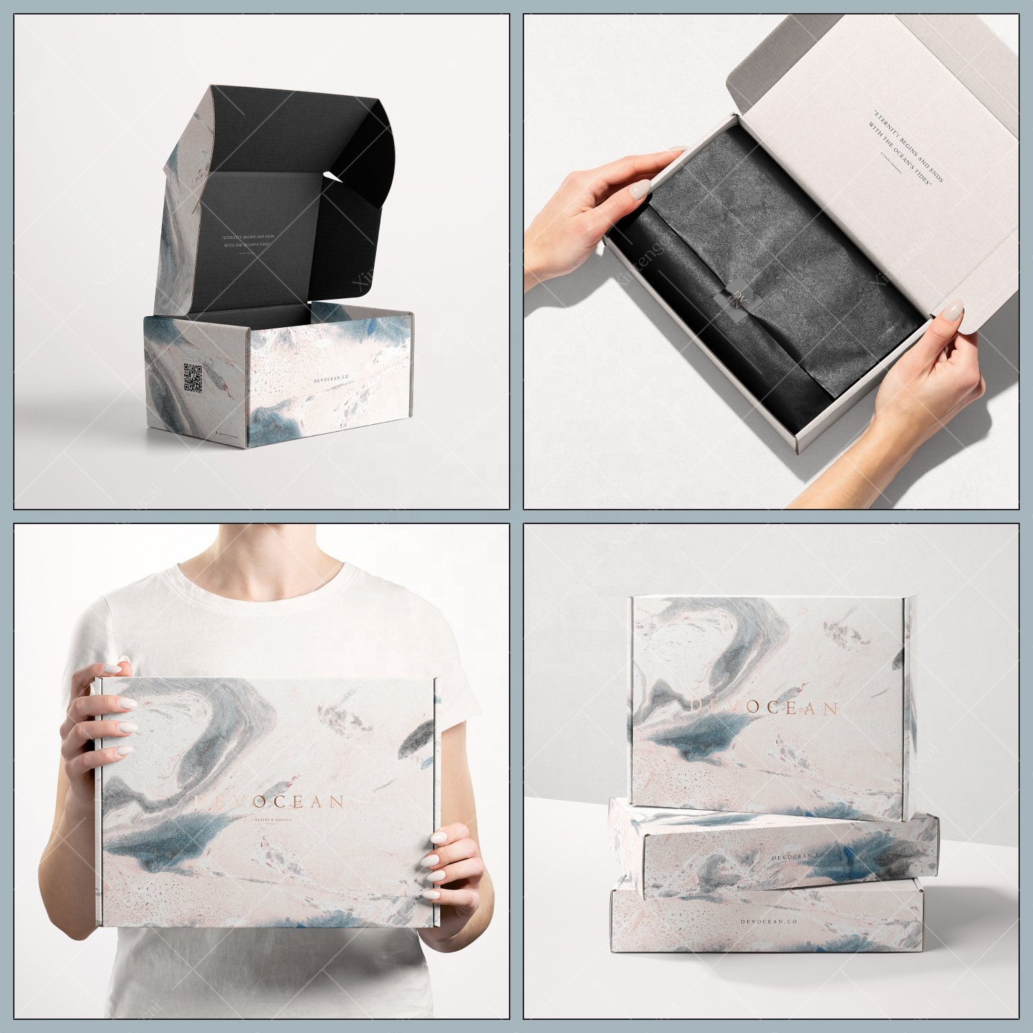 Custom Printed Corrugated Board Shipping Box Clothing Packaging Paper Material Embossing Matt Lamination Mailer Gift Any Shape