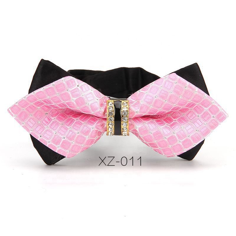 12*6cm Polyester Bow Ties Hand Made Bow Tie Men's