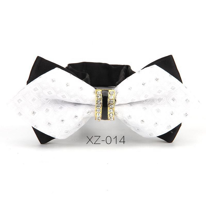 12*6cm Polyester Bow Ties Hand Made Bow Tie Men's