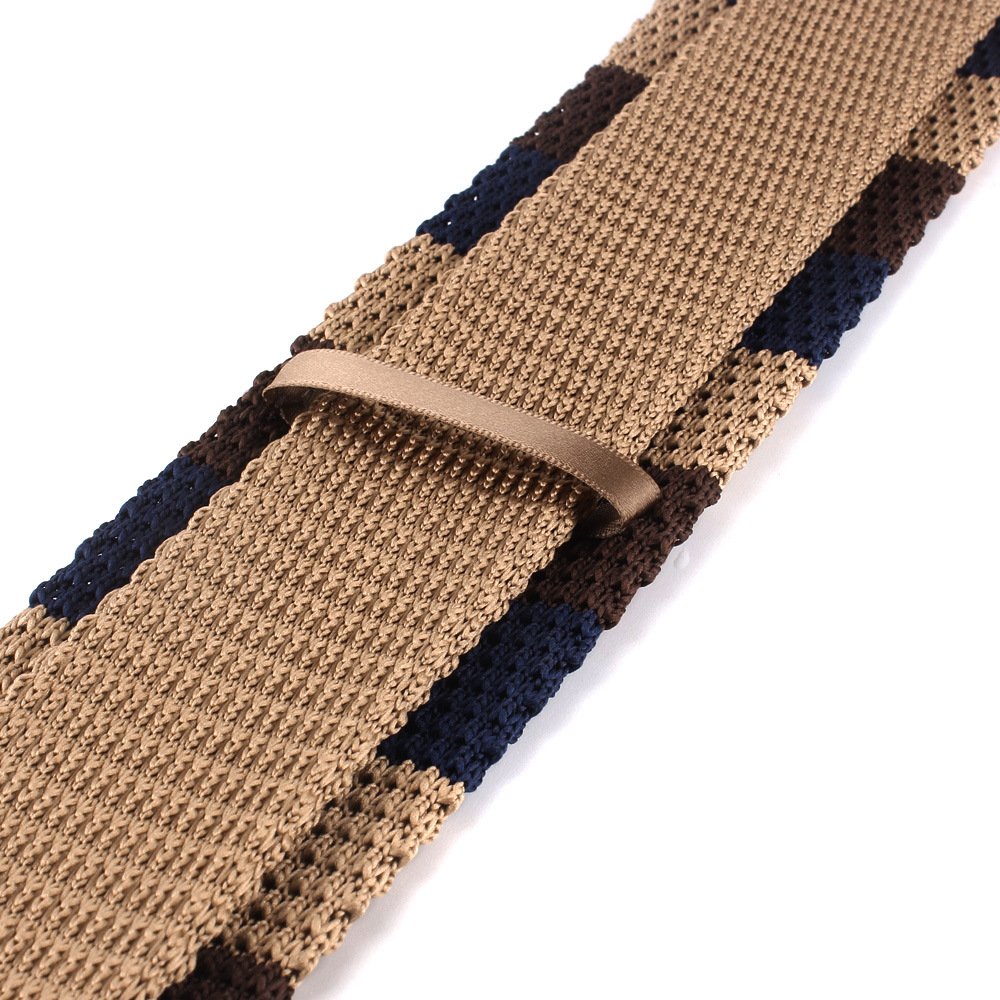 Men Business Fashion Casual High Quality Knit Tie Pure Color Pointed Bottom 7cm Width Polyester Knitted Neckties