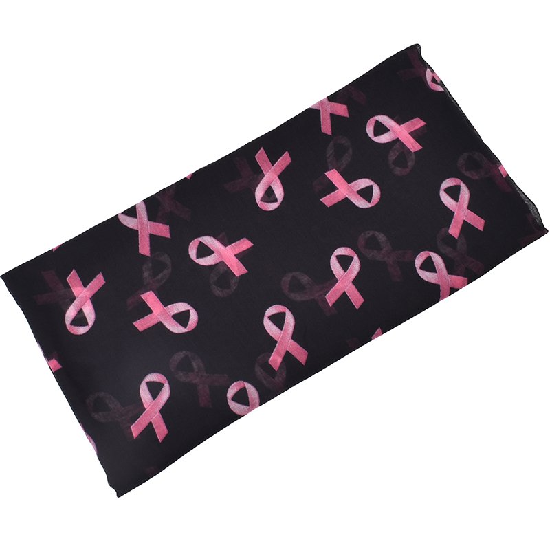 Custom digital Global breast cancer Prevention Activity Pink Ribbon Care Day Sign Printed Women's Scarf Long Scarf Shawl