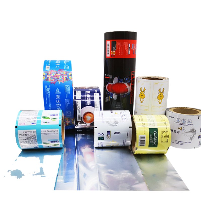 Stock Food Grade Auto Packing Roll Film PET PE Plastic Laminated Aluminium Custom Printed BOPP Flexible Non Adhesive PVC Soft