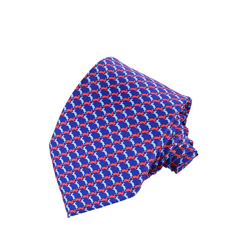 Fashion Printed Animal Pattern Neck Tie High Quality Men's Business Banquet Silk Tie